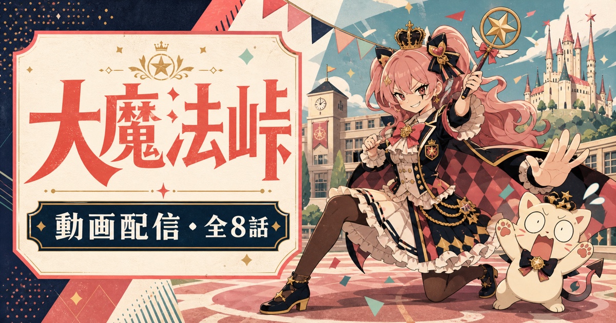 大魔法峠の動画配信・全8話情報