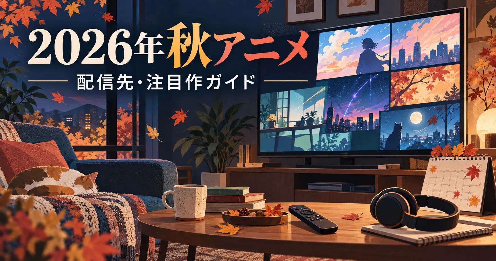 2026年秋アニメの配信先と注目作ガイド
