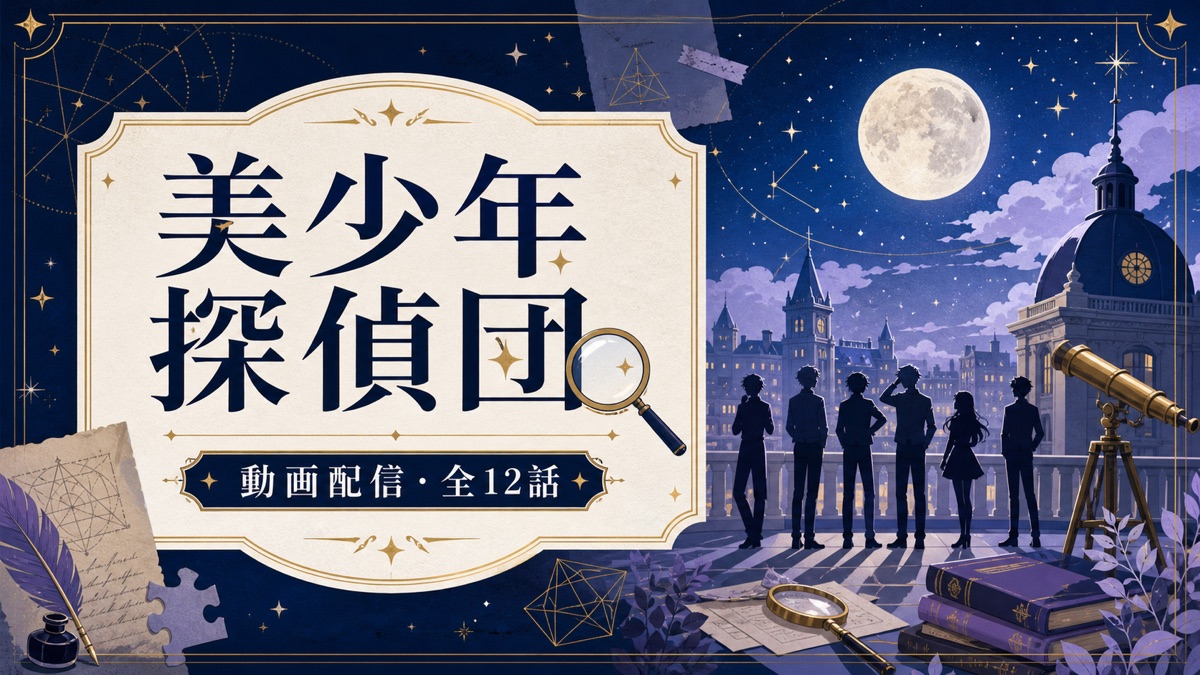 美少年探偵団の動画配信と全12話を解説する2026年最新情報
