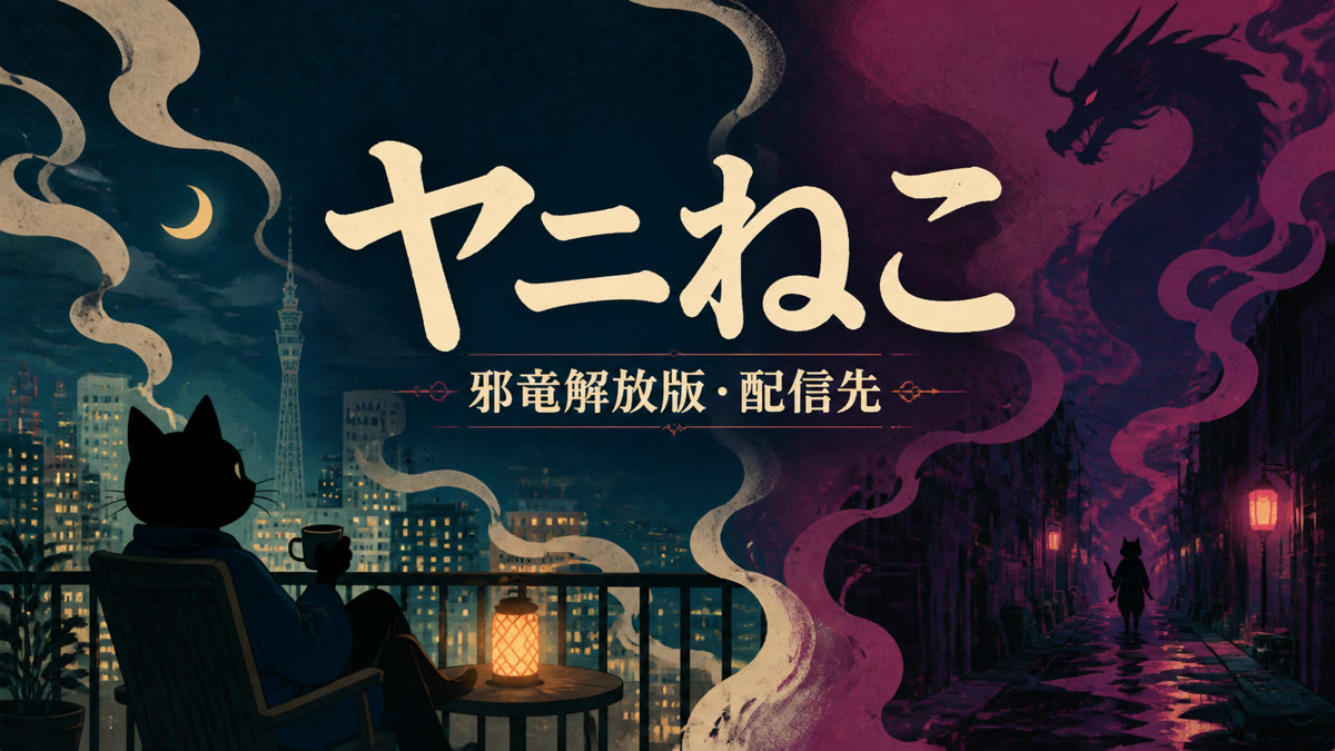 ヤニねこの邪竜解放版・オンエア版の動画配信を解説する2026年最新情報