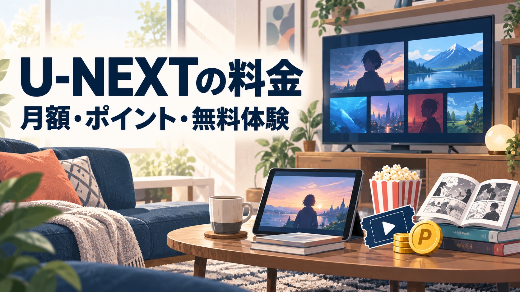 U-NEXTの月額料金・ポイント・無料体験ガイド