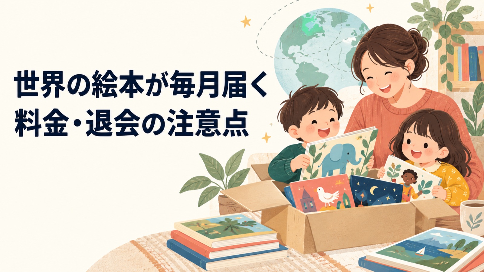 親子で世界の絵本を読むWORLDLIBRARY Personalの料金・退会ガイド
