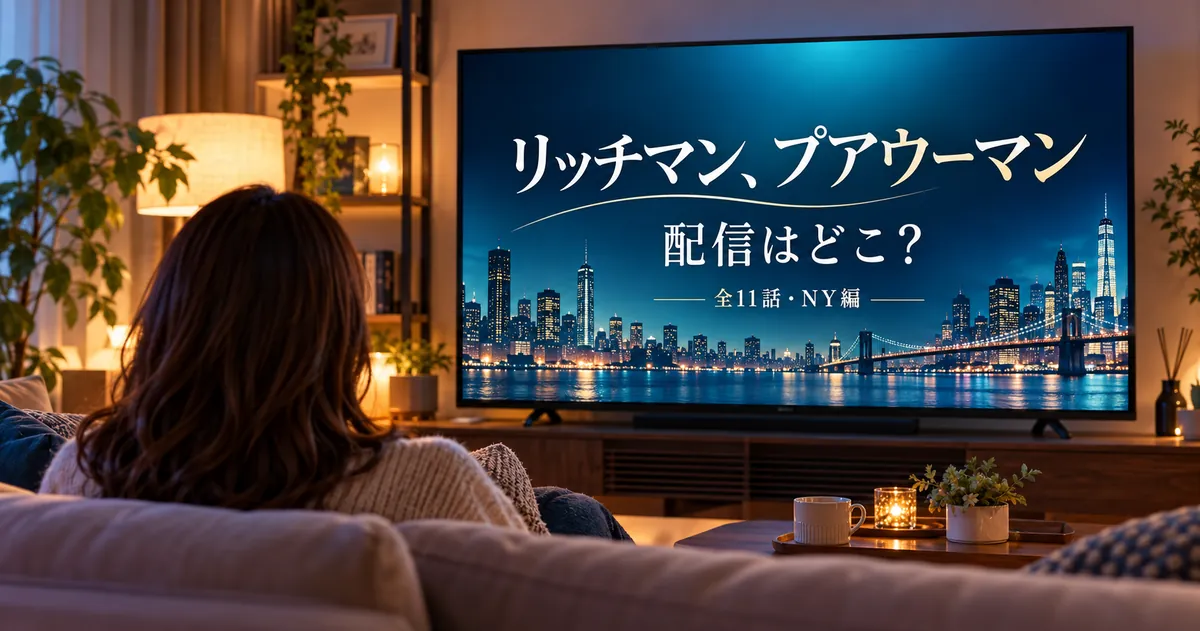 リッチマン、プアウーマンの配信先と全11話・NY編を見る順番